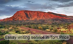 Essay writing service in Tom Price